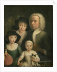 Self-portrait with Suzanna van Bommel and Two Daughters by Hendrik Spilman