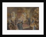 Sprinkling the hops (study) by Konstantin Yegorovich Makovsky