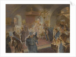 Sprinkling the hops (study) by Konstantin Yegorovich Makovsky