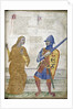 Prudence and Justice (From Regia Carmina by Convenevole da Prato) by Pacino di Buonaguida