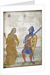 Prudence and Justice (From Regia Carmina by Convenevole da Prato) by Pacino di Buonaguida