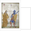 Prudence and Justice (From Regia Carmina by Convenevole da Prato) by Pacino di Buonaguida
