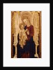 The Virgin and Child Enthroned by Cristoforo Moretti