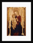The Virgin and Child Enthroned by Cristoforo Moretti