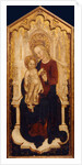 The Virgin and Child Enthroned by Cristoforo Moretti