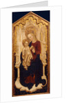 The Virgin and Child Enthroned by Cristoforo Moretti