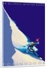 Official poster for the XX Olympic Winter Games 2006 in Turin by Stefano Riboli