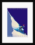 Official poster for the XX Olympic Winter Games 2006 in Turin by Stefano Riboli
