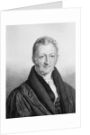 Portrait of Thomas Robert Malthus by John Linnell