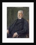 Portrait of Paul von Hindenburg by Max Liebermann