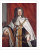Portrait of George I in Anointment Robe by Sir Gotfrey Kneller