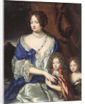 Duchess Sophia Dorothea of Brunswick and Luneburg with her children George and Sophia Dorothea by Jacques Vaillant
