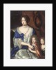 Duchess Sophia Dorothea of Brunswick and Luneburg with her children George and Sophia Dorothea by Jacques Vaillant