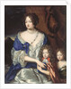 Duchess Sophia Dorothea of Brunswick and Luneburg with her children George and Sophia Dorothea by Jacques Vaillant