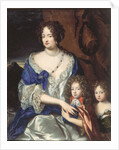 Duchess Sophia Dorothea of Brunswick and Luneburg with her children George and Sophia Dorothea by Jacques Vaillant