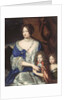 Duchess Sophia Dorothea of Brunswick and Luneburg with her children George and Sophia Dorothea by Jacques Vaillant