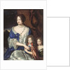 Duchess Sophia Dorothea of Brunswick and Luneburg with her children George and Sophia Dorothea by Jacques Vaillant