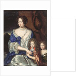 Duchess Sophia Dorothea of Brunswick and Luneburg with her children George and Sophia Dorothea by Jacques Vaillant