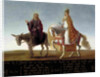 Christ on a donkey, the pope on horseback by Anonymous