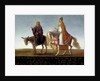 Christ on a donkey, the pope on horseback by Anonymous