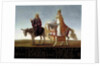 Christ on a donkey, the pope on horseback by Anonymous