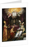 The Four Fathers of the Latin Church by Abraham Bloemaert