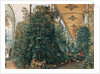 Interior of the Palm House of Lednice Palace by Rudolf von Alt