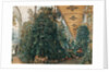 Interior of the Palm House of Lednice Palace by Rudolf von Alt