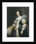 Portrait of Maria de Tassis by Sir Anthony van Dyck