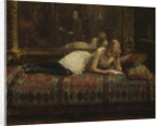 The Artist and His Model by Alexei Alexeyevich Harlamov