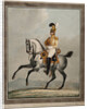 Dragoon officer of the Royal Saxon Army by Alexander Ivanovich Sauerweid