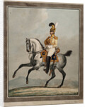 Dragoon officer of the Royal Saxon Army by Alexander Ivanovich Sauerweid