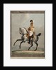 Dragoon officer of the Royal Saxon Army by Alexander Ivanovich Sauerweid