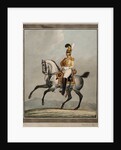 Dragoon officer of the Royal Saxon Army by Alexander Ivanovich Sauerweid