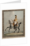 Dragoon officer of the Royal Saxon Army by Alexander Ivanovich Sauerweid
