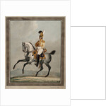 Dragoon officer of the Royal Saxon Army by Alexander Ivanovich Sauerweid