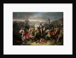 Duke Erich von Calenberg rescues Emperor Maximilian in the Battle at Regensburg in 1504 by Johann Christian Riepenhausen