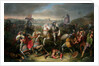 Duke Erich von Calenberg rescues Emperor Maximilian in the Battle at Regensburg in 1504 by Johann Christian Riepenhausen