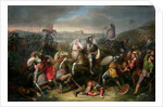 Duke Erich von Calenberg rescues Emperor Maximilian in the Battle at Regensburg in 1504 by Johann Christian Riepenhausen