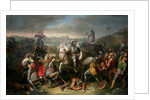 Duke Erich von Calenberg rescues Emperor Maximilian in the Battle at Regensburg in 1504 by Johann Christian Riepenhausen