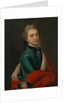 Portrait of Stanislaw II August Poniatowski, King and Grand Duke of the Polish-Lithuanian Commonweal by Franz Ignaz Molitor