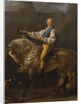 Equestrian portrait of Stanislaw Kostka Potocki by Jacques Louis David