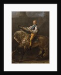 Equestrian portrait of Stanislaw Kostka Potocki by Jacques Louis David