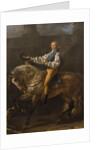 Equestrian portrait of Stanislaw Kostka Potocki by Jacques Louis David
