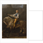 Equestrian portrait of Stanislaw Kostka Potocki by Jacques Louis David