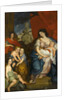 Portrait of Queen Marie Casimire with children by Jerzy Siemiginowski-Eleuter