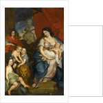 Portrait of Queen Marie Casimire with children by Jerzy Siemiginowski-Eleuter