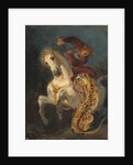 Rider Attacked by a Jaguar by Eugène Delacroix