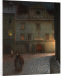 Evening Street by Jakub Schikaneder