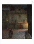 Evening Street by Jakub Schikaneder